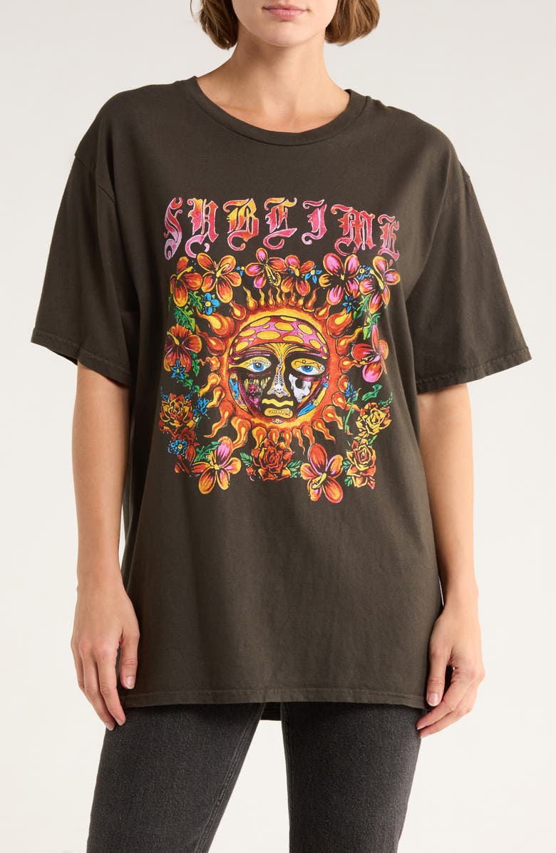 Merch Traffic Sublime Graphic T-Shirt, Main, color, Black Pigment Dye