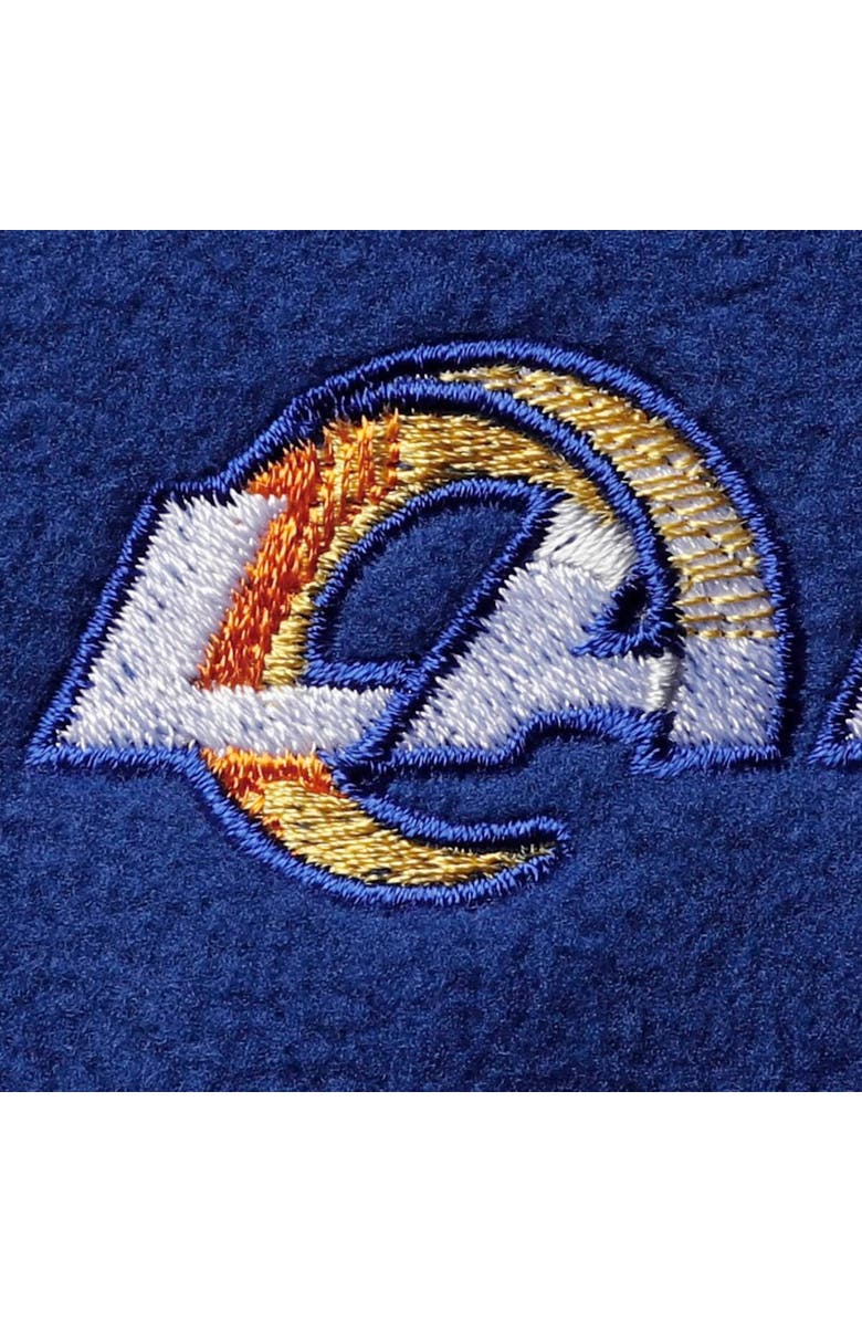 DUNBROOKE Men's Royal Los Angeles Rams Houston Fleece Full-Zip Vest, Alternate, color, 