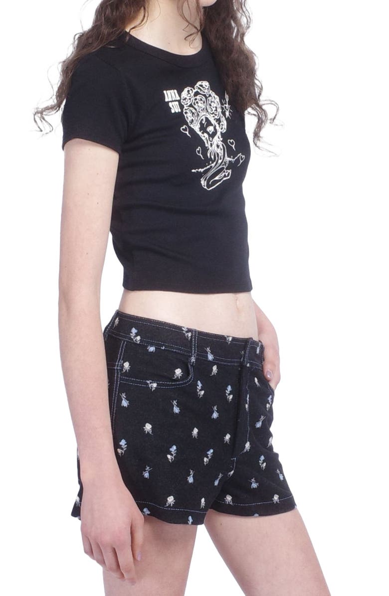 Anna Sui Beach Girl Baby Tee, Alternate, color, 