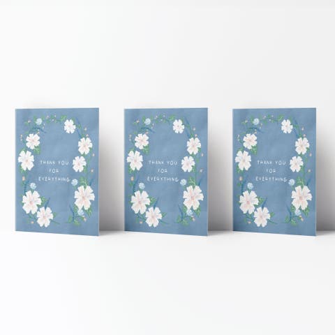 Thank You Greeting Cards "thank You For Everything"