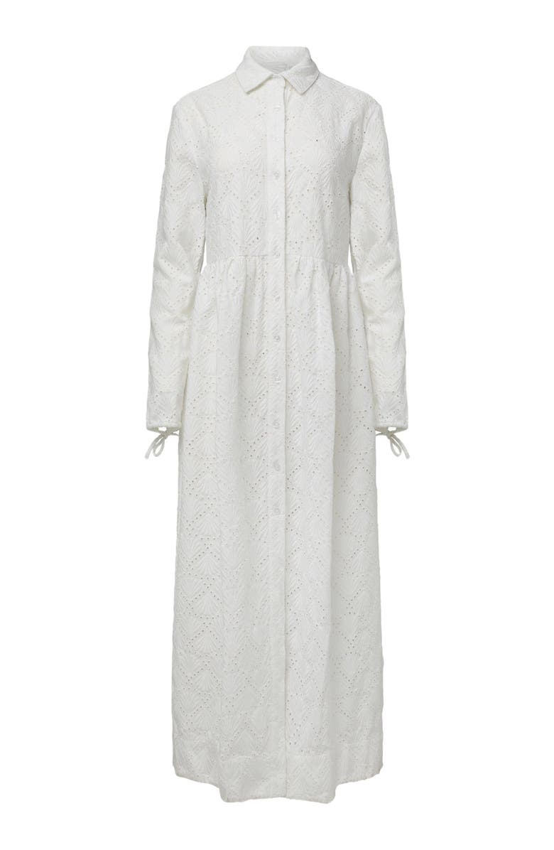 Onia Air Linen Maxi Shirtdress, Alternate, color,