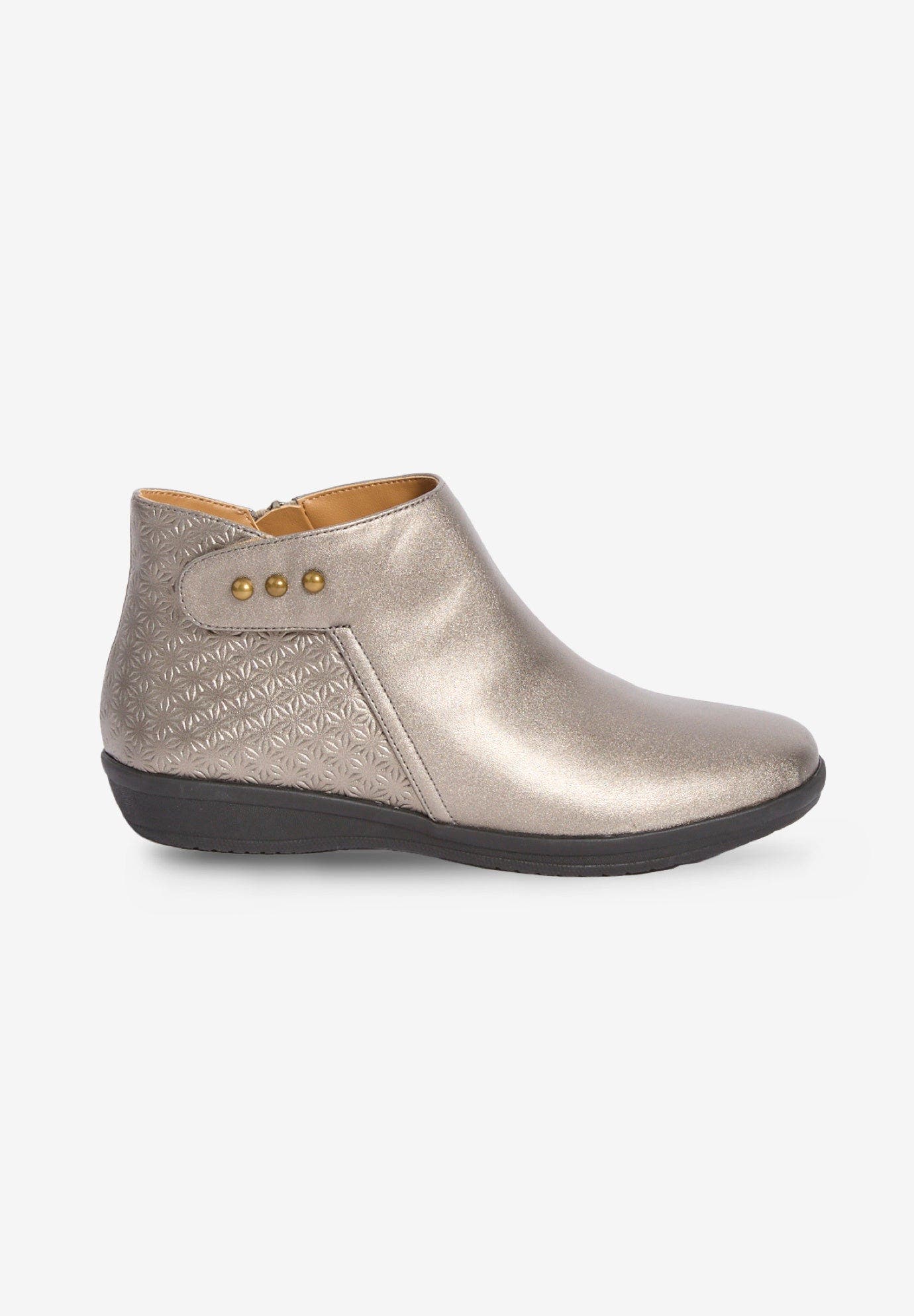 The Brinny Orthotic Shootie, Alternate, color, GUNMETAL