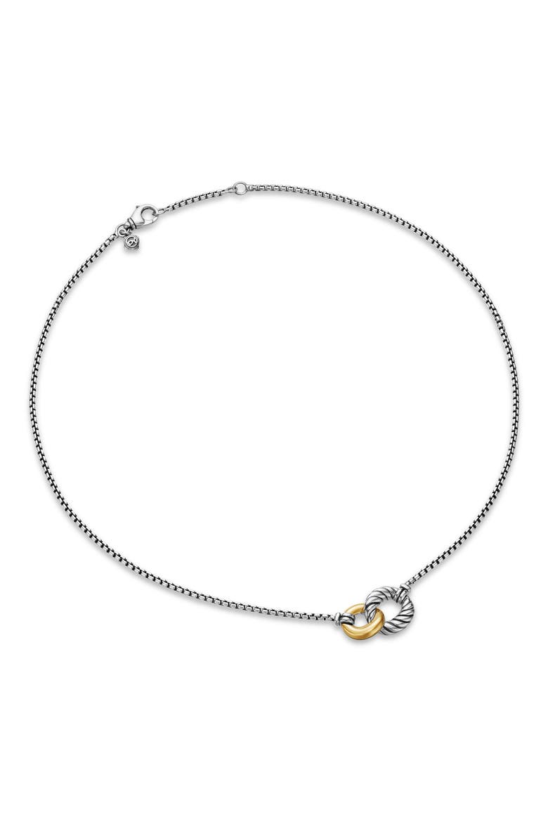 Belmont® Curb Link Necklace, Alternate, color, TWO TONE