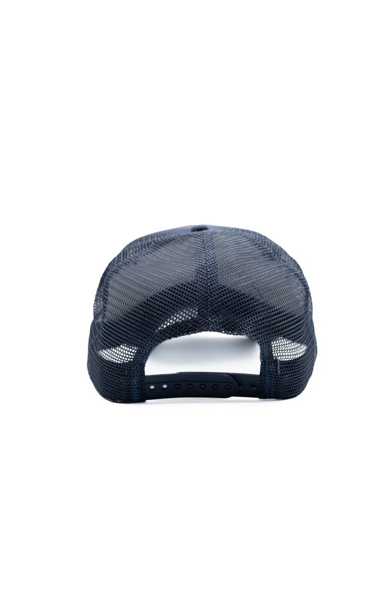Rey To Z Gigi Foam Trucker Hat, Alternate, color, Navy