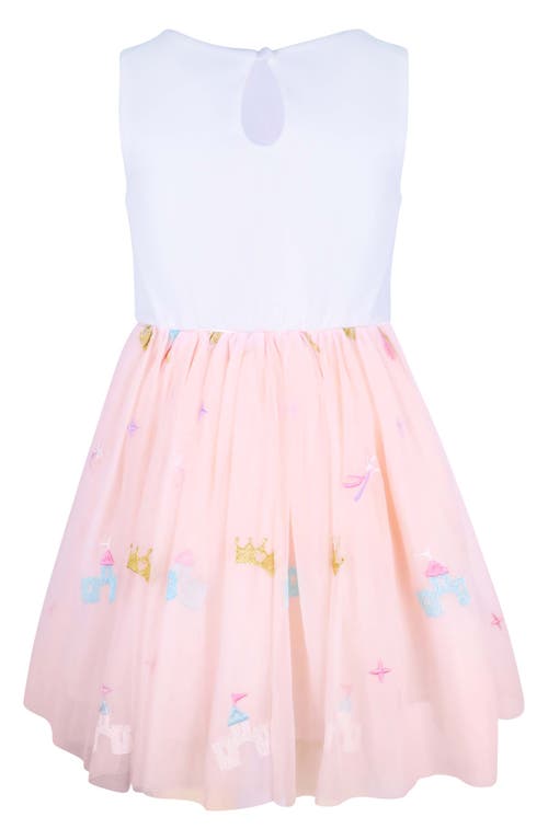 Zunie Kids' Embroidered Tutu Dress In Multi