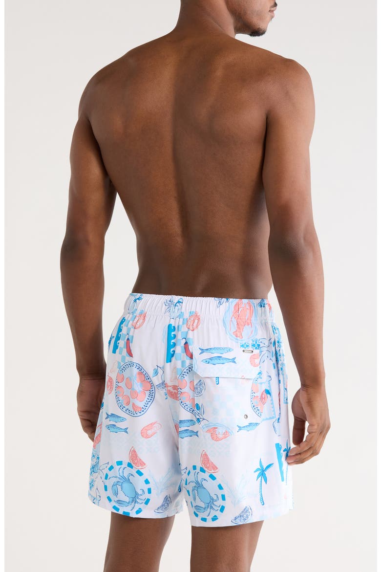 Volley Swim Shorts, Alternate, color, WHITE