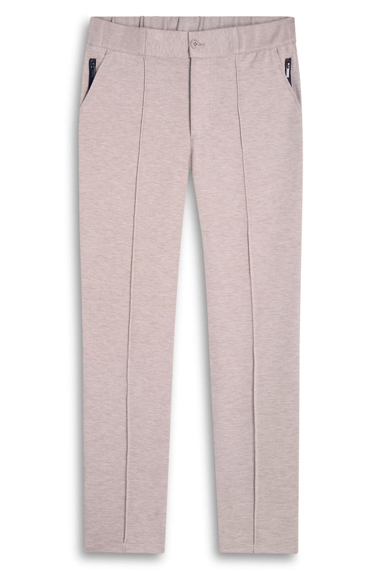 Soft Touch Knit Pintuck Pants, Alternate, color, SAND