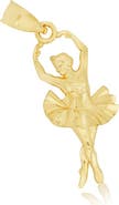 The Lovery Fine Jewelry Gold Ballerina Charm