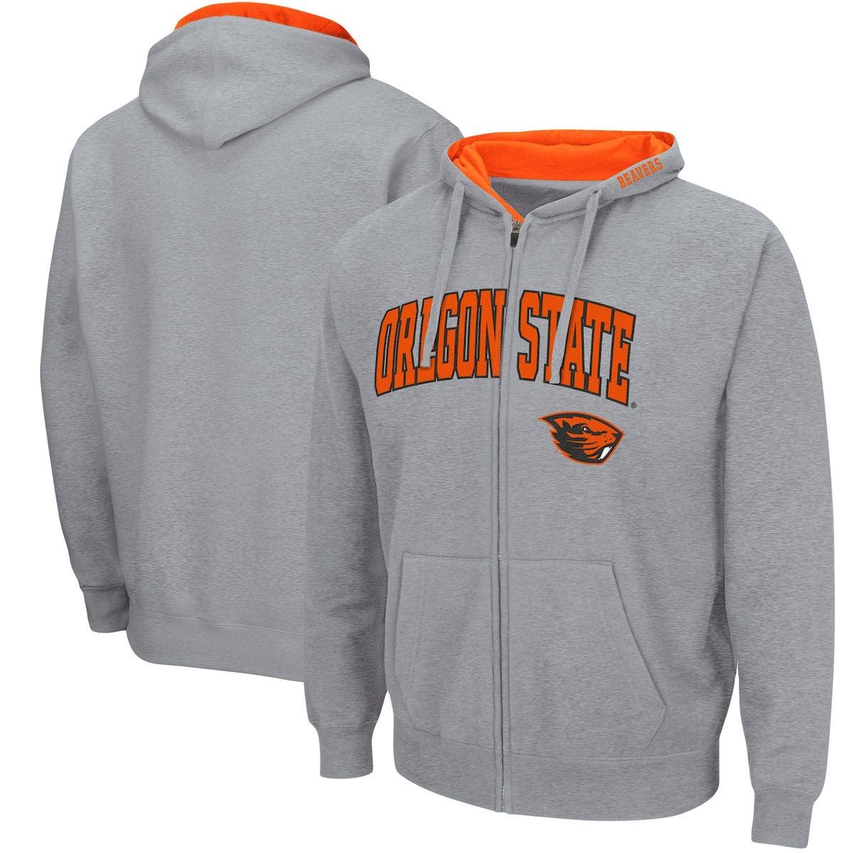 COLOSSEUM Men's Colosseum Heathered Gray Oregon State Beavers Arch ...