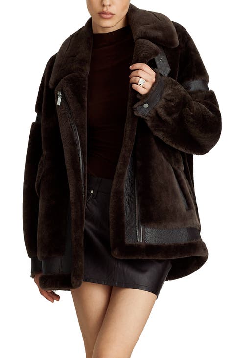 Brown Shearling Faux Shearling Nordstrom