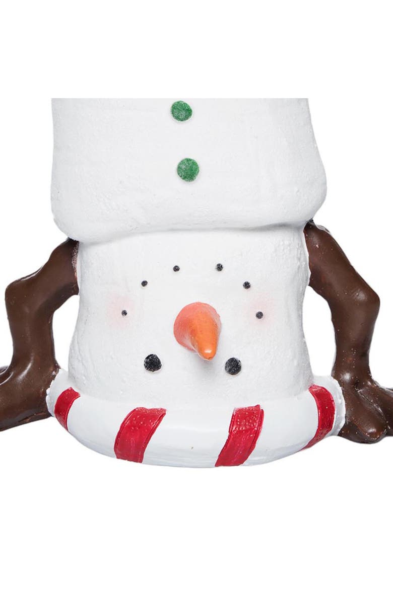 Marshmallow Man Handstand Figurine, Alternate, color, White