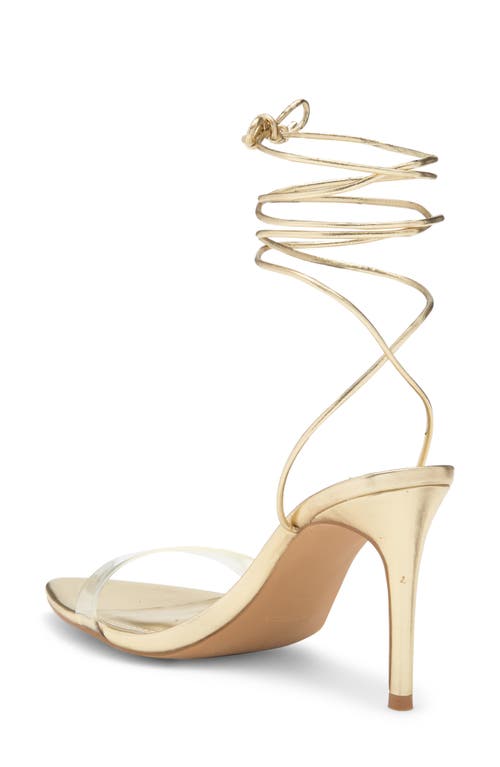 Steve Madden Dollyy Ankle Strap Sandal In Gold