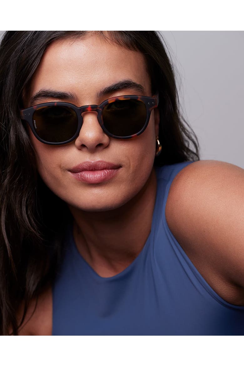 #C 47mm Square Sunglasses, Alternate, color, Tortoise