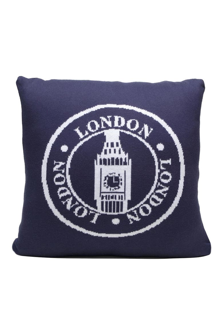 London Seal Accent Pillow, Main, color, MULTI