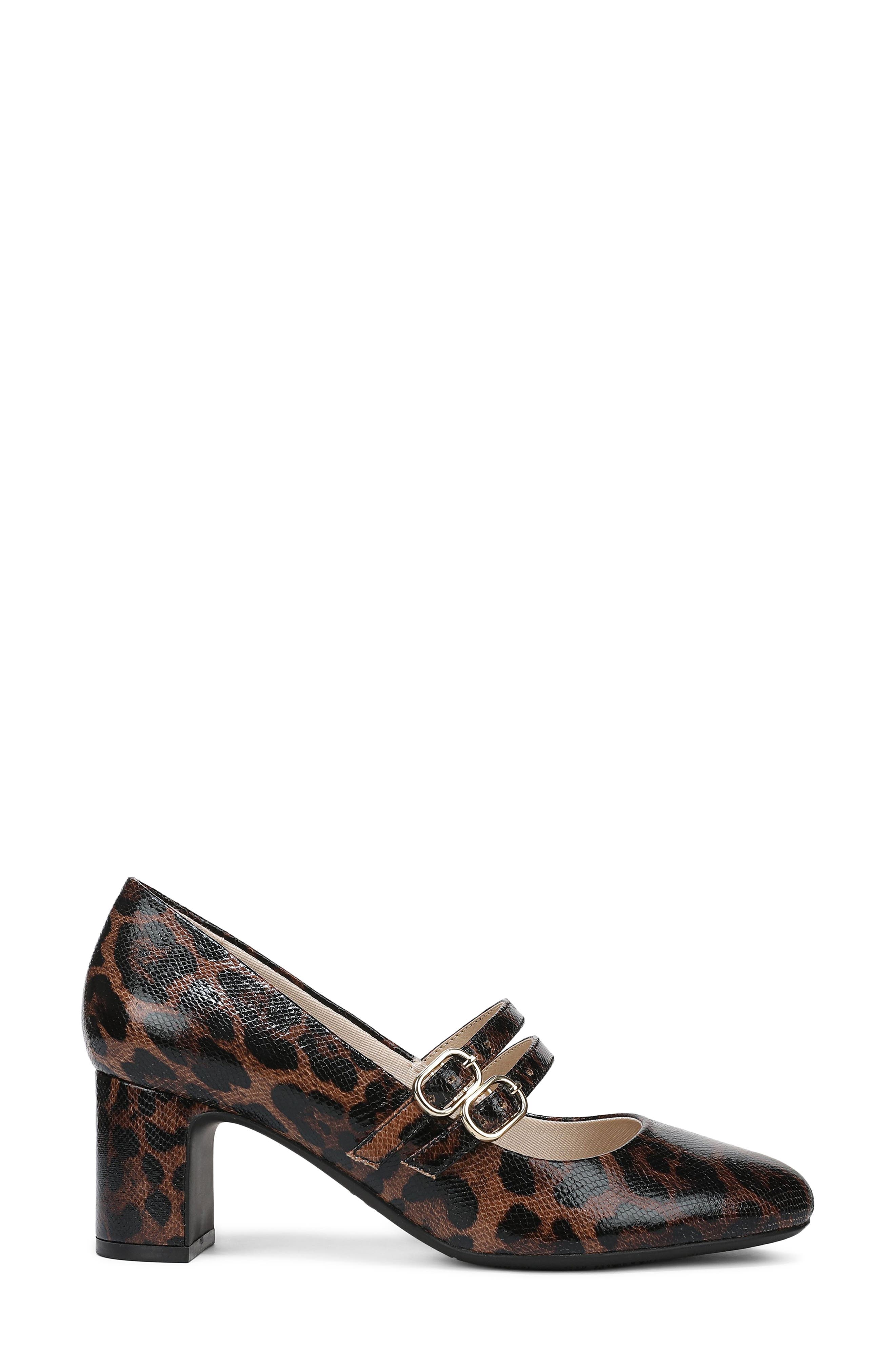 True Mary Jane Pump, Alternate, color, DARK TAN ANIMAL PRINT