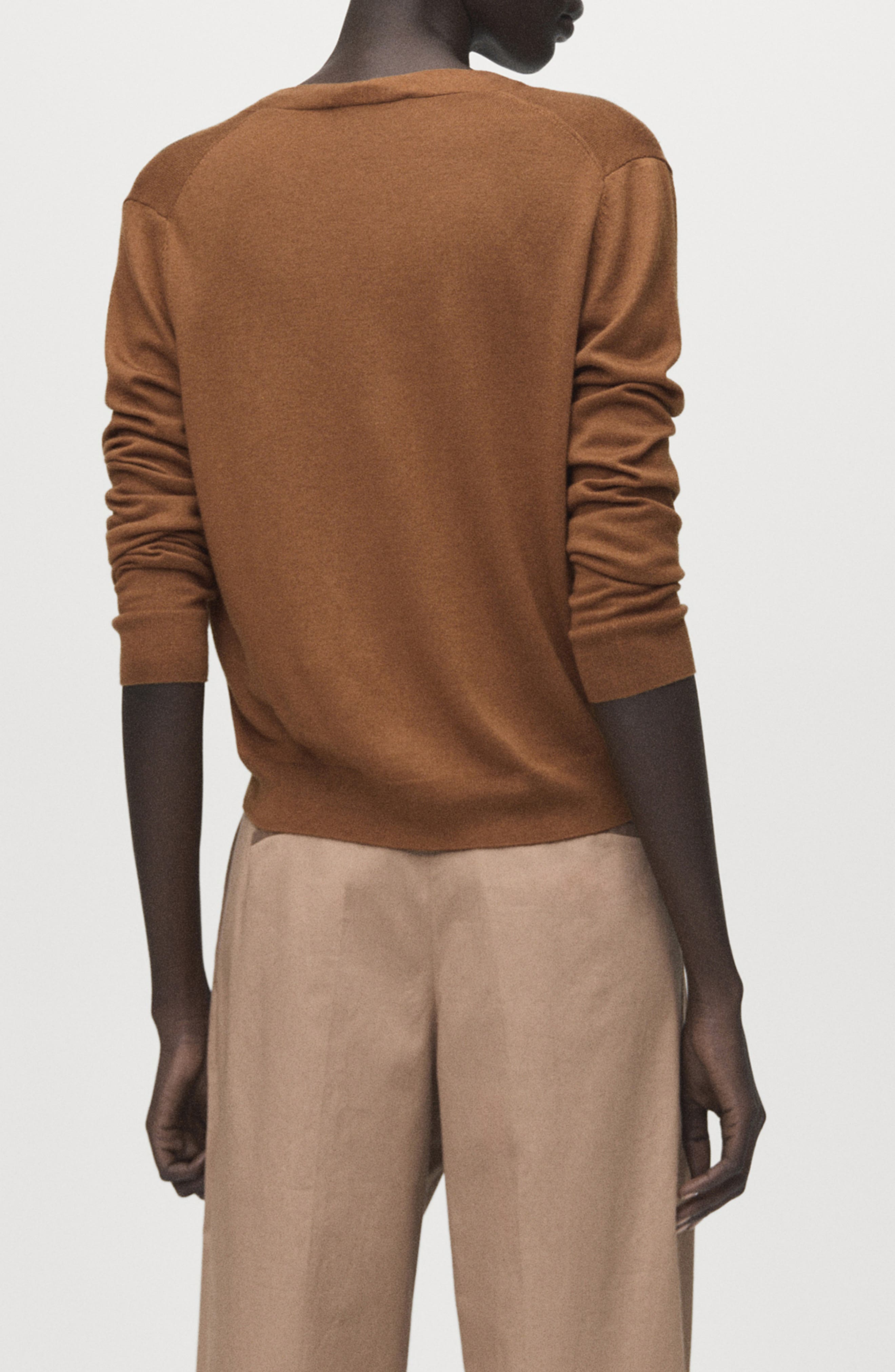 V-Neck Knit Cardigan - image 4