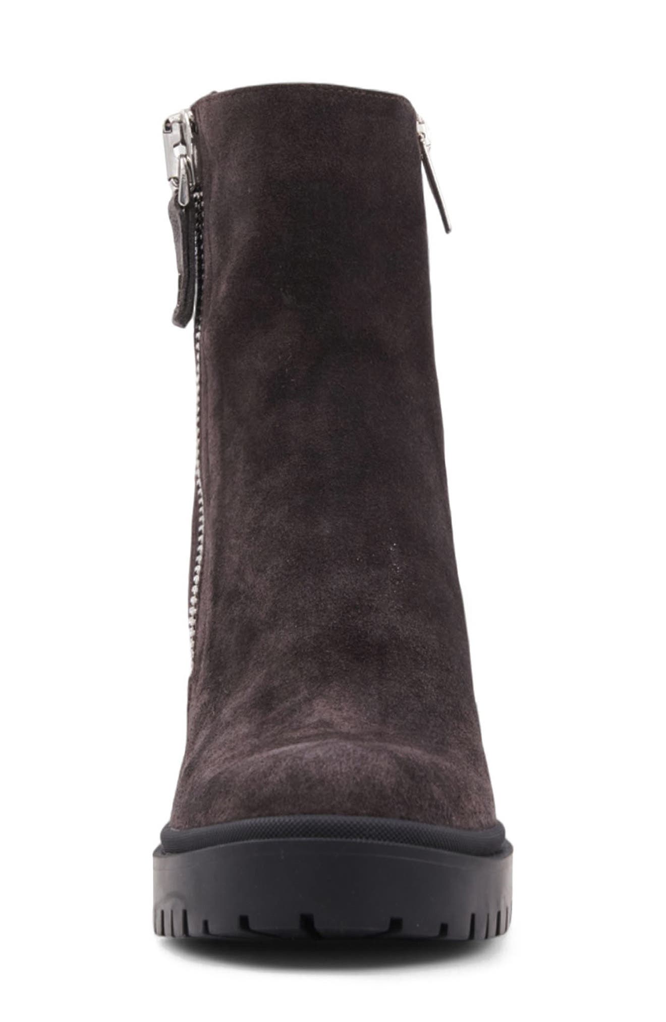 Emma Weatherproof Platform Bootie, Alternate, color, ANTHRACITE SUEDE