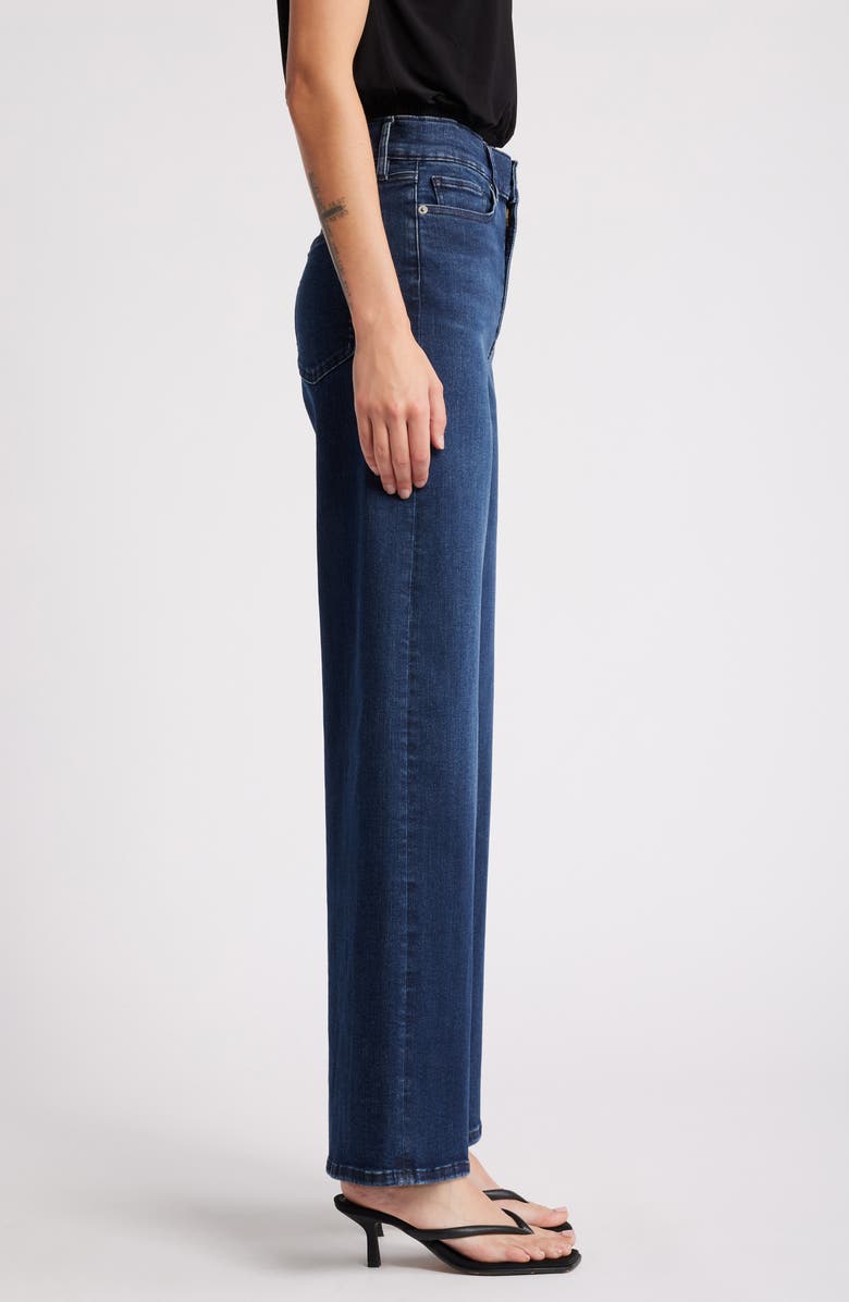 FRAME Le Slim Palazzo High Waist Wide Leg Jeans, Alternate, color, Dante