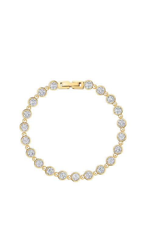 Round Gem Link Bracelet