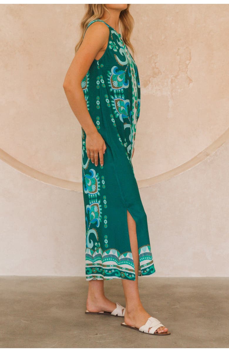 Label of Love Frosted Magic Maxi Dress, Alternate, color, Turquoise