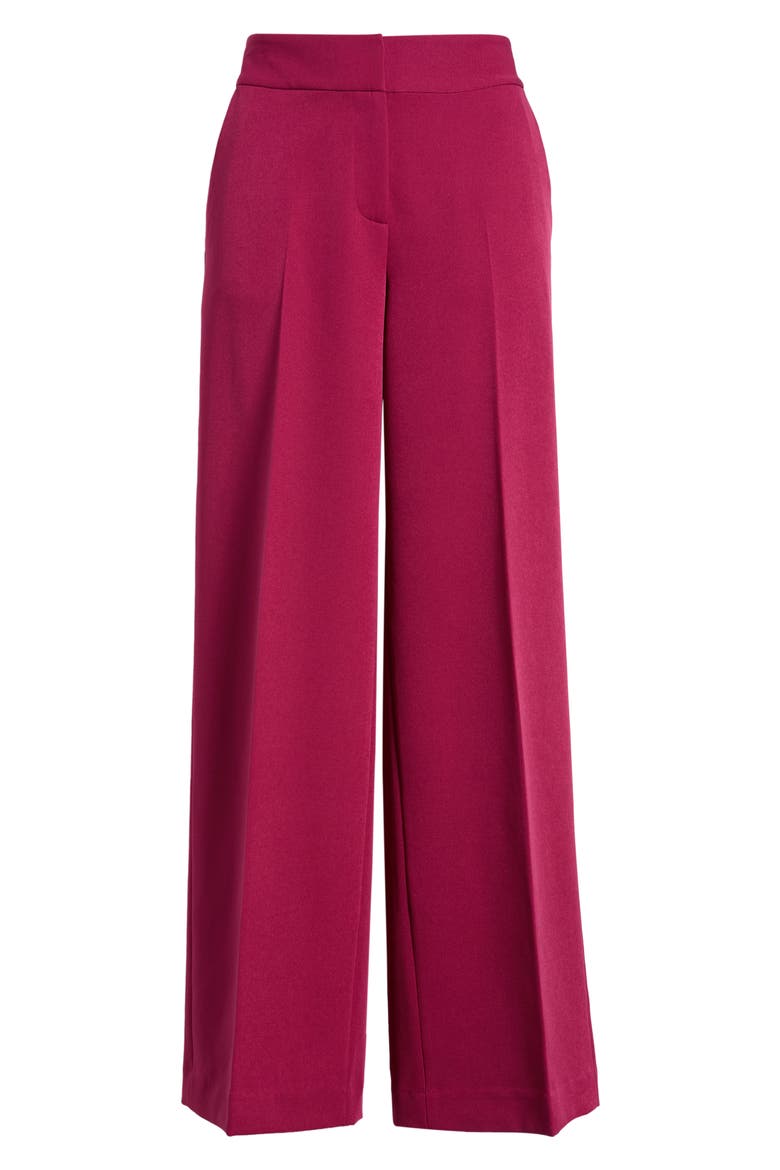 Wide Leg Pants, Alternate, color, BERRY BLISS
