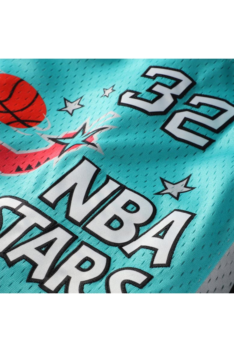 Youth Mitchell & Ness Shaquille O'Neal Teal 1996 NBA All-Star Game Hardwood Classics Swingman Jersey, Alternate, color, Teal