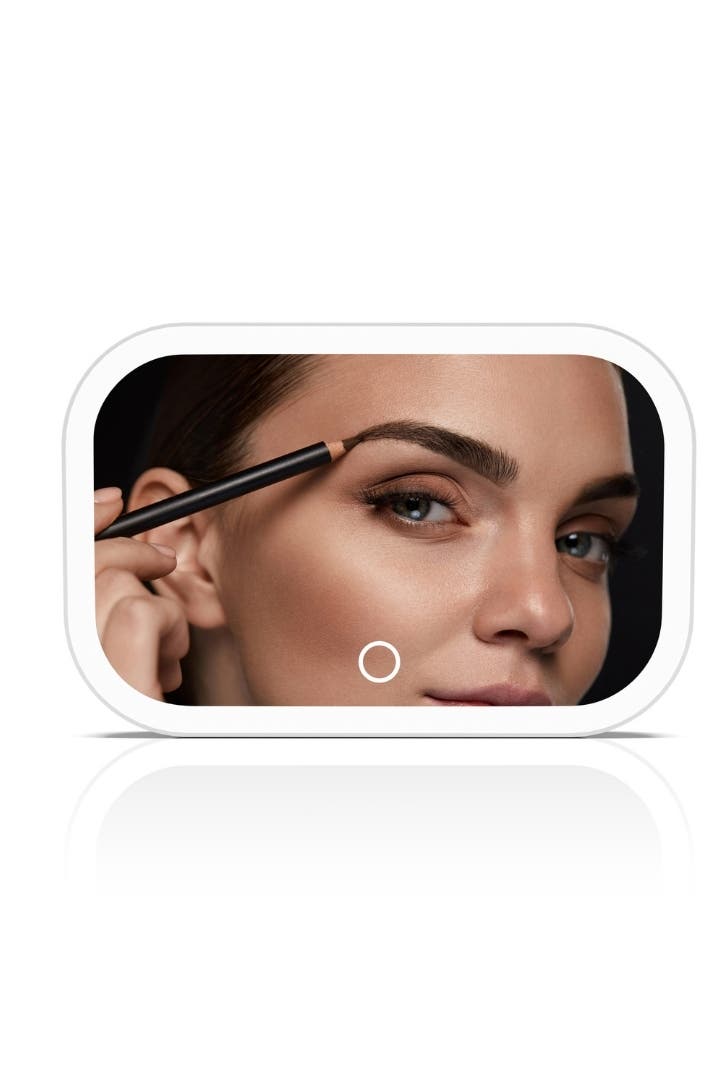 Fancii Juni 2 Lighted Car Visor Mirror In White