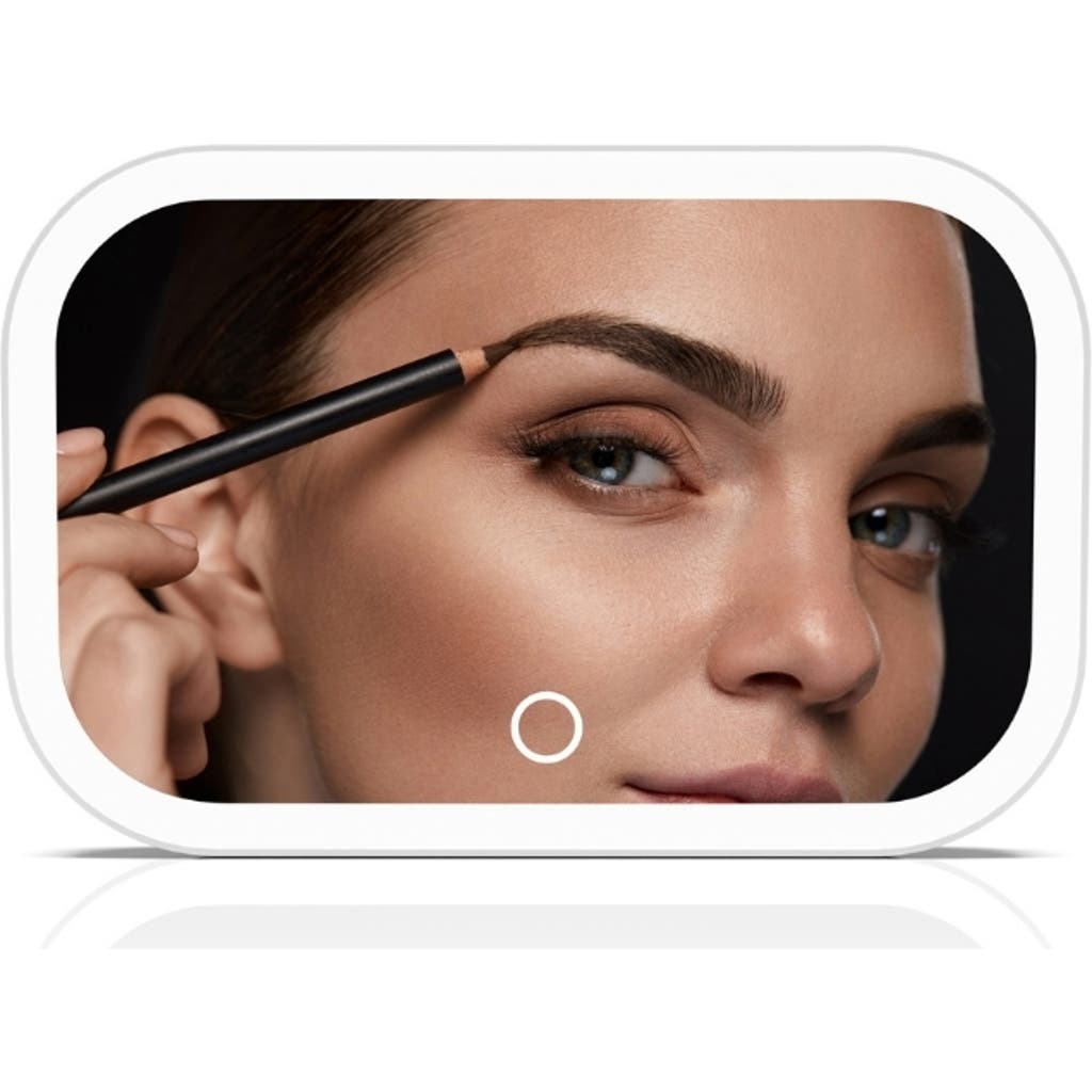 Fancii Juni 2 Lighted Car Visor Mirror In White