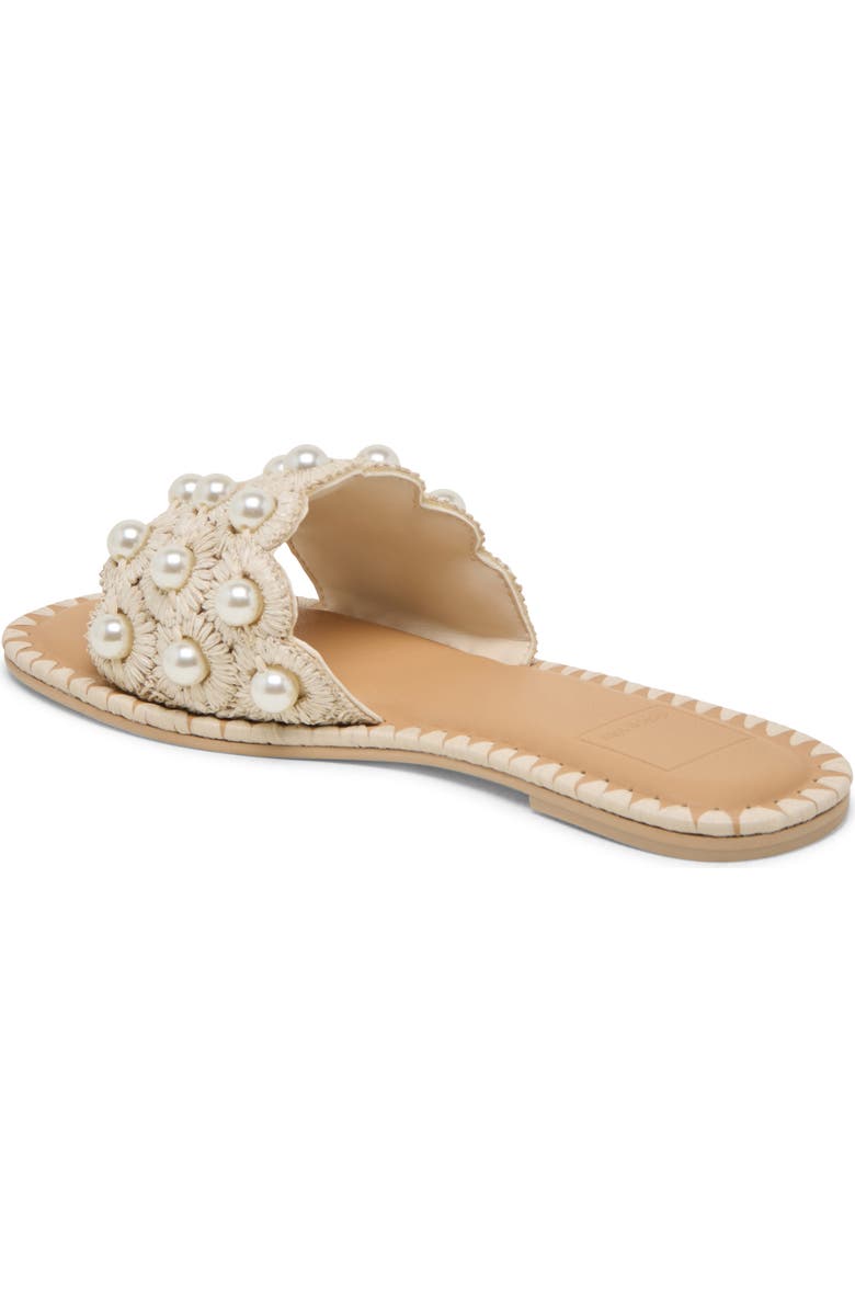 Dolce Vita Harlyn Slide Sandal, Alternate, color, Vanilla Raffia
