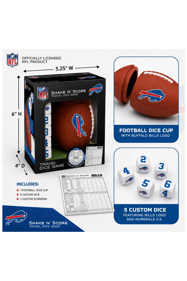 Buffalo Bills Shake n' Score, Alternate, color, Multicolor