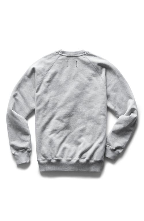 Reigning Champ Midweight Terry Relaxed Crewneck Sweatshirt In Gray
