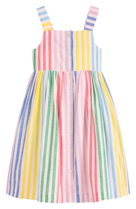 Kids' Remy Stripe Cotton Button-Up Sundress (Toddler, Little Kid & Big Kid)