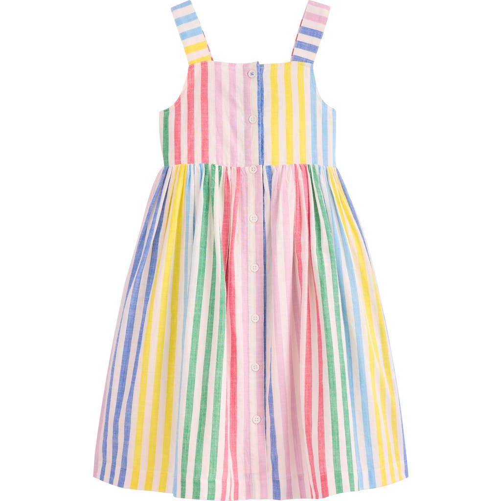 MINI BODEN MINI BODEN KIDS' REMY STRIPE COTTON BUTTON-UP SUNDRESS