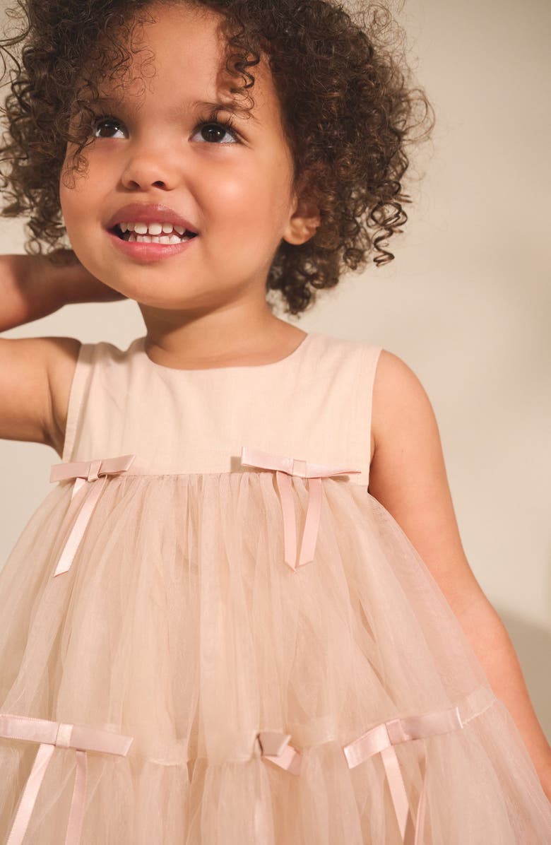 NEXT Kids' Sleeveless Tulle Dress, Alternate, color, Pink