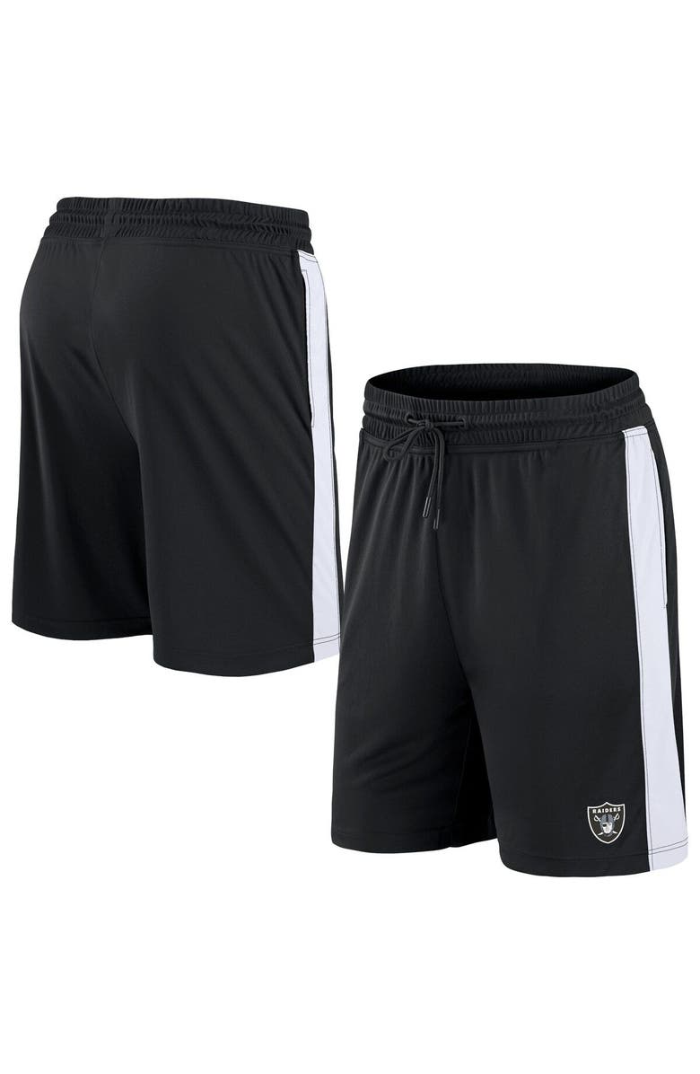 FANATICS Men's Fanatics Branded Black Las Vegas Raiders Break It Loose Shorts, Main, color,