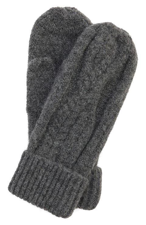 Elsdon Cable Knit Mittens