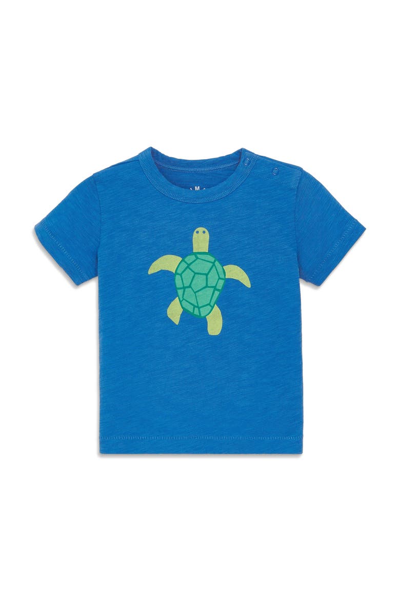 Baby Sea Turtle Tee, Main, color, Blueberry Sea Turtle