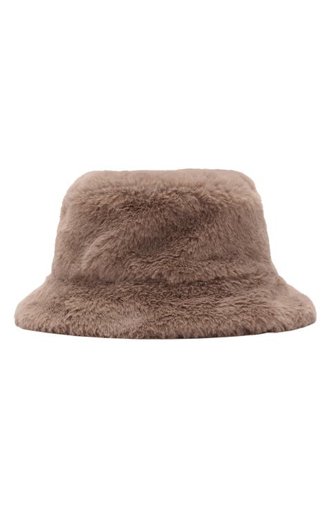 Faux Fur Bucket Hat