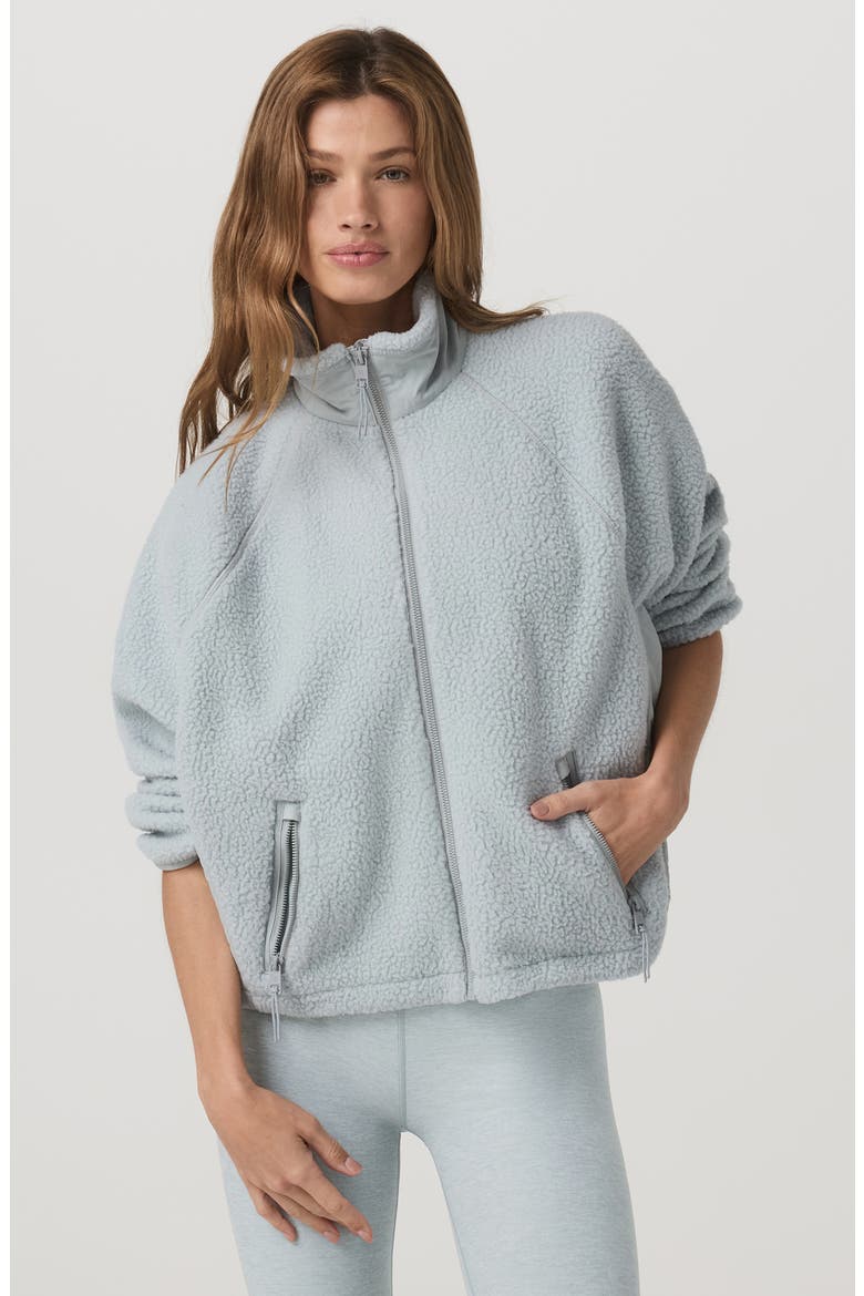 Alpine Full Zip Jacket, Alternate, color, BLUE HAZE