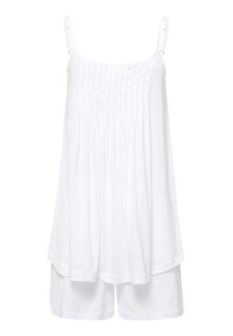 Juliet Pleated Cotton Pajama Set