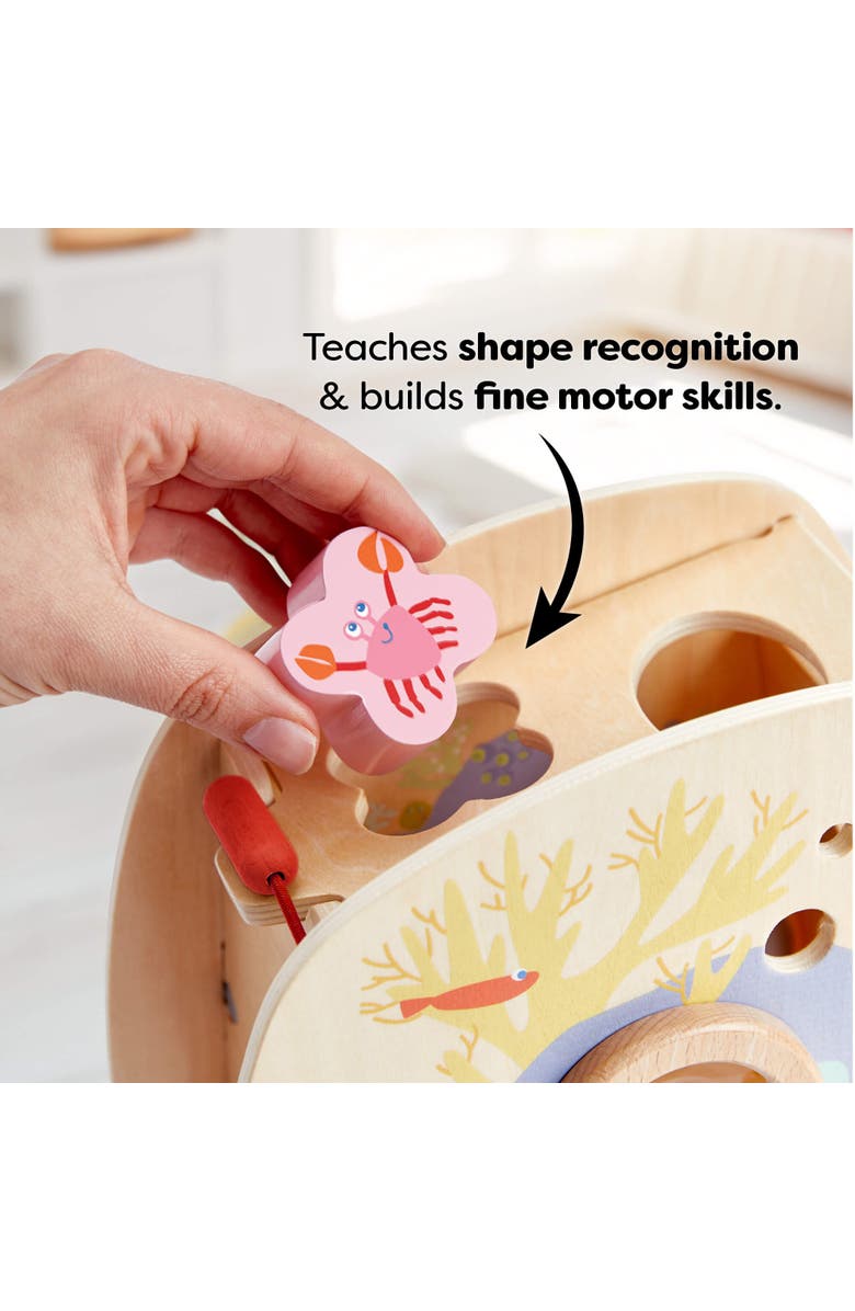 HABA Underwater World Wooden Shape Sorter Toy, Alternate, color, Multi