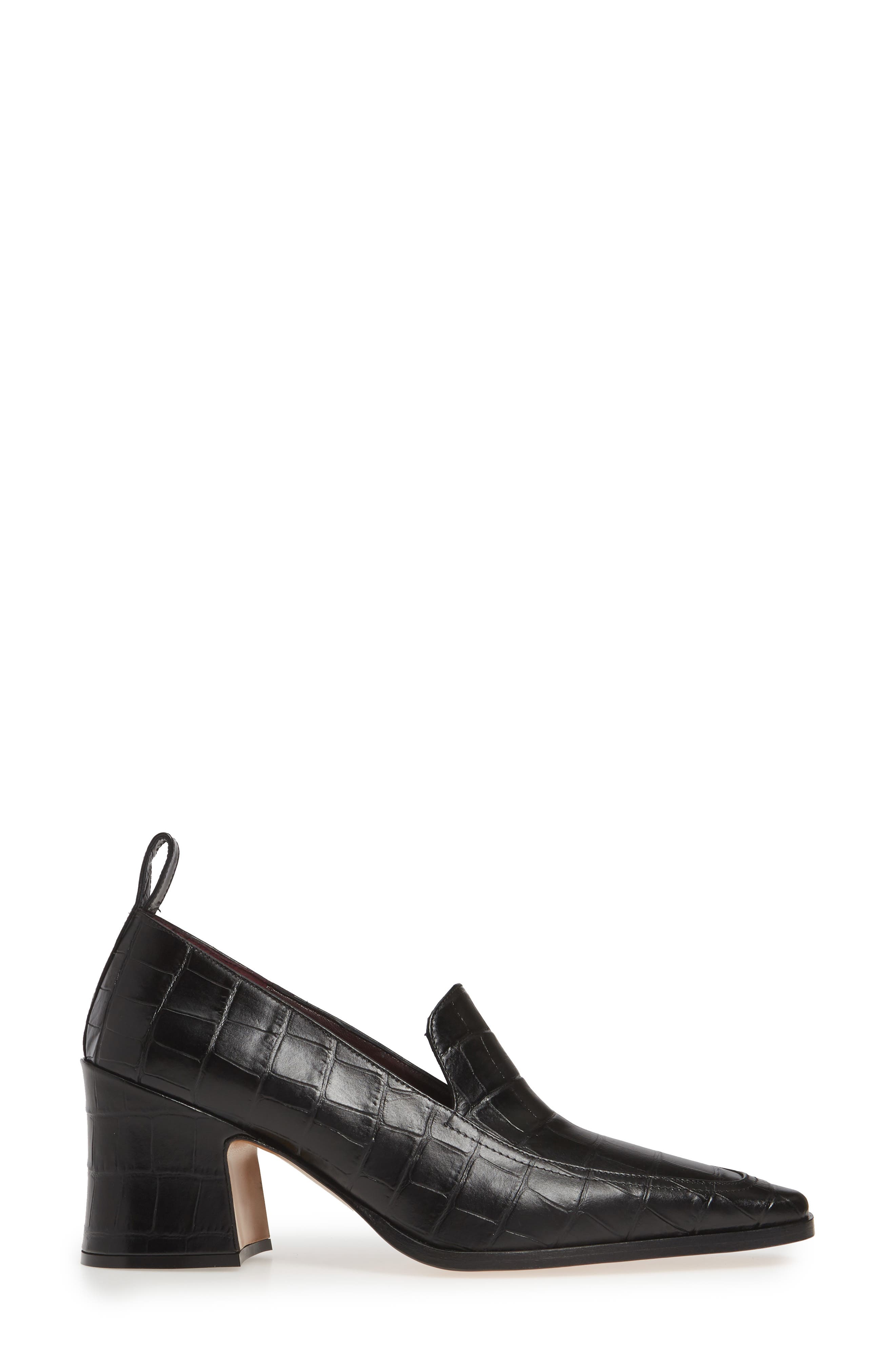 Dries Van Noten Block Heel Loafer Pump, Alternate, color, 
