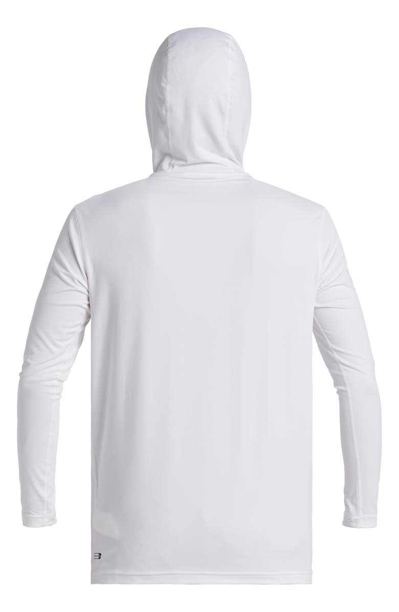 Quiksilver Everyday Surf Long Sleeve Hooded Rashguard, Alternate, color, White