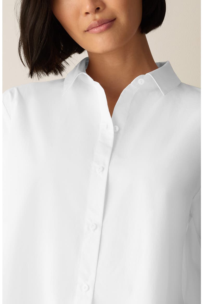 Organic Cotton Long Shirt, Alternate, color, WHITE