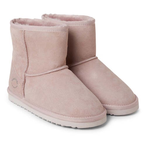 Dearfoams Fireside By  Rosebery Genuine Shearling Boot In Pink