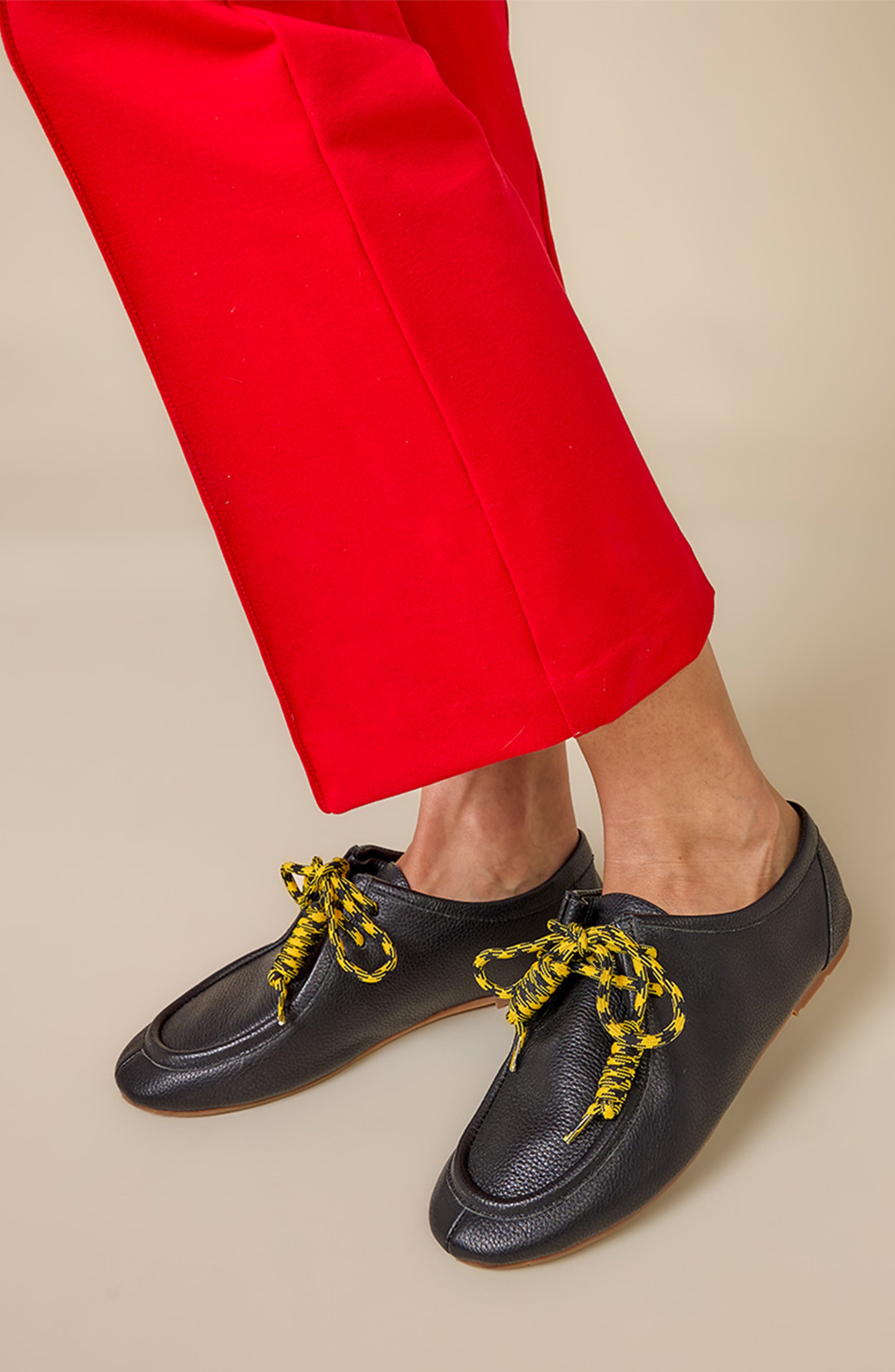 Charlotte Stone Ryan Ballet Loafer Flat, Alternate, color, Black