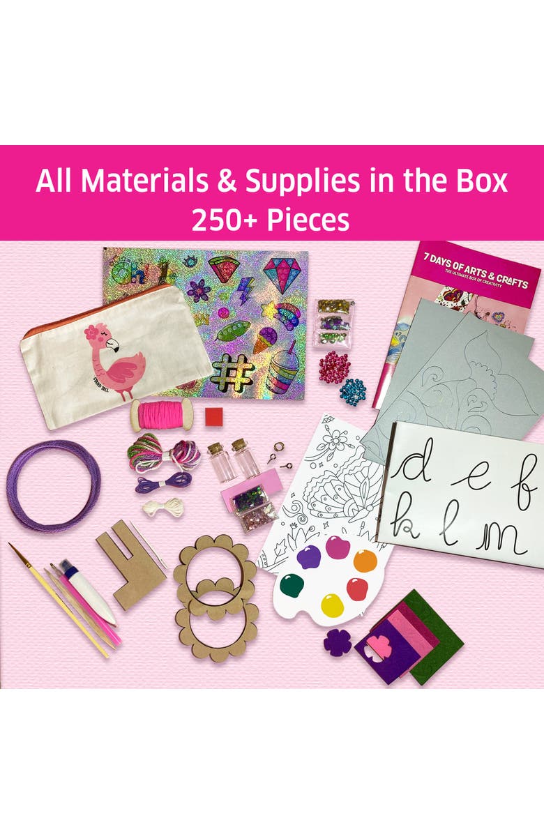 Chalk & Chuckles 7 Days of Arts & Crafts, Alternate, color,