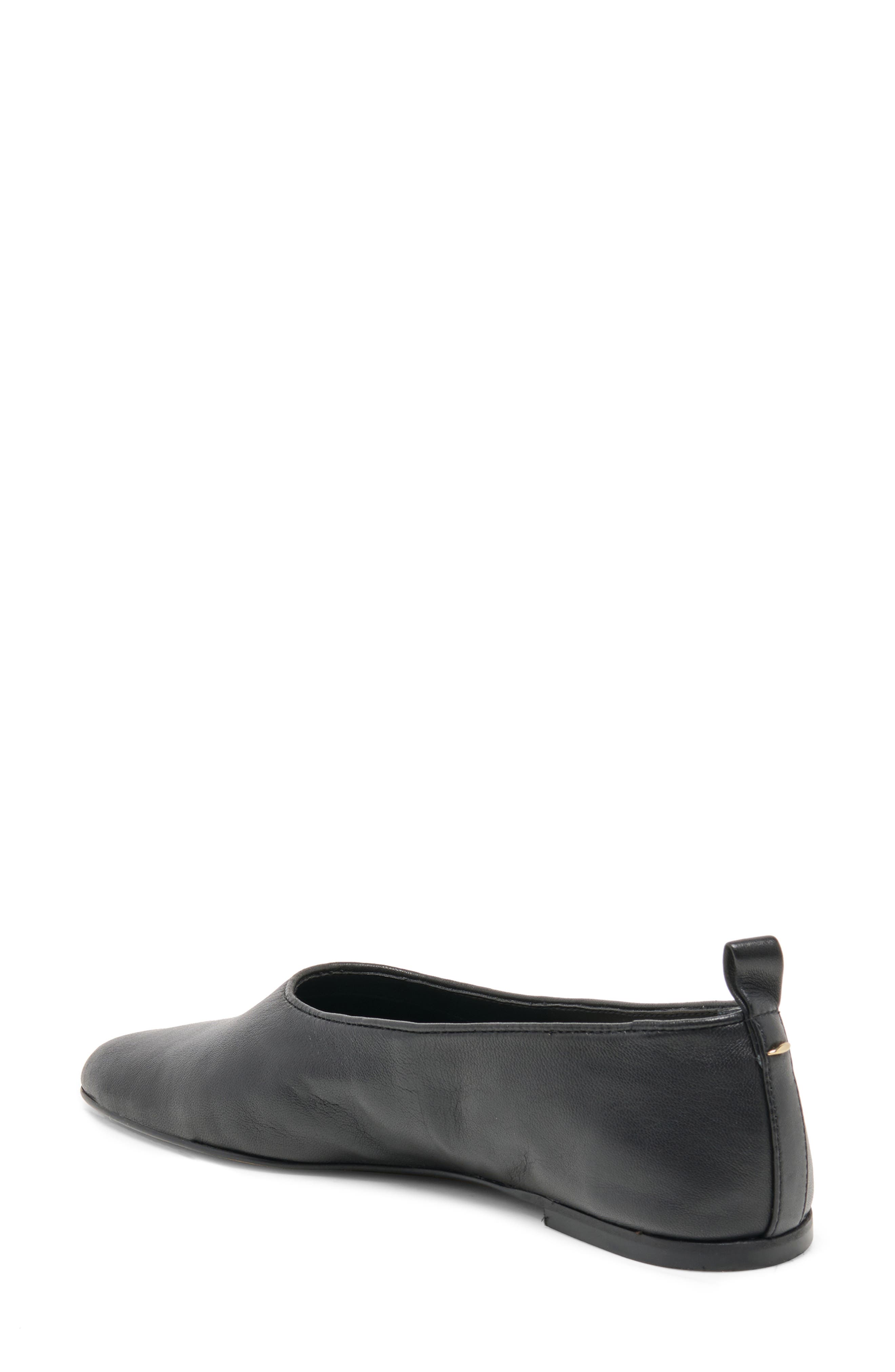 Kory Flat, Alternate, color, BLACK LEATHER