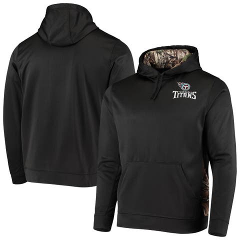 Men's Dunbrooke Black/Realtree Camo Tennessee Titans Logo Ranger Pullover Hoodie