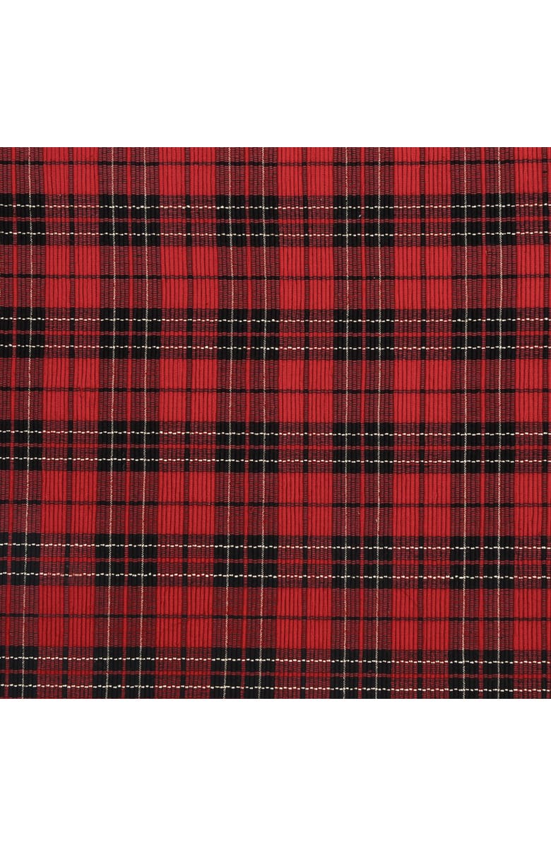 C&F Home Red Black Plaid Woven Kitchen Towel, Alternate, color, Red